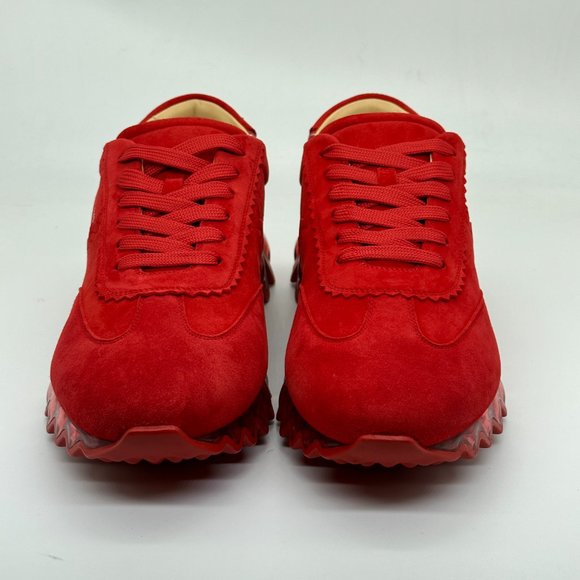 Christian Louboutin LOUBISHARK Mens Suede Low Top Sneakers Shoes Loubi main image 13